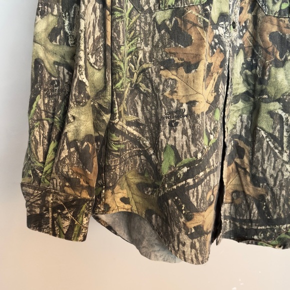 Vintage No Trace by Dan River Button Down Camo - Picture 4 of 10